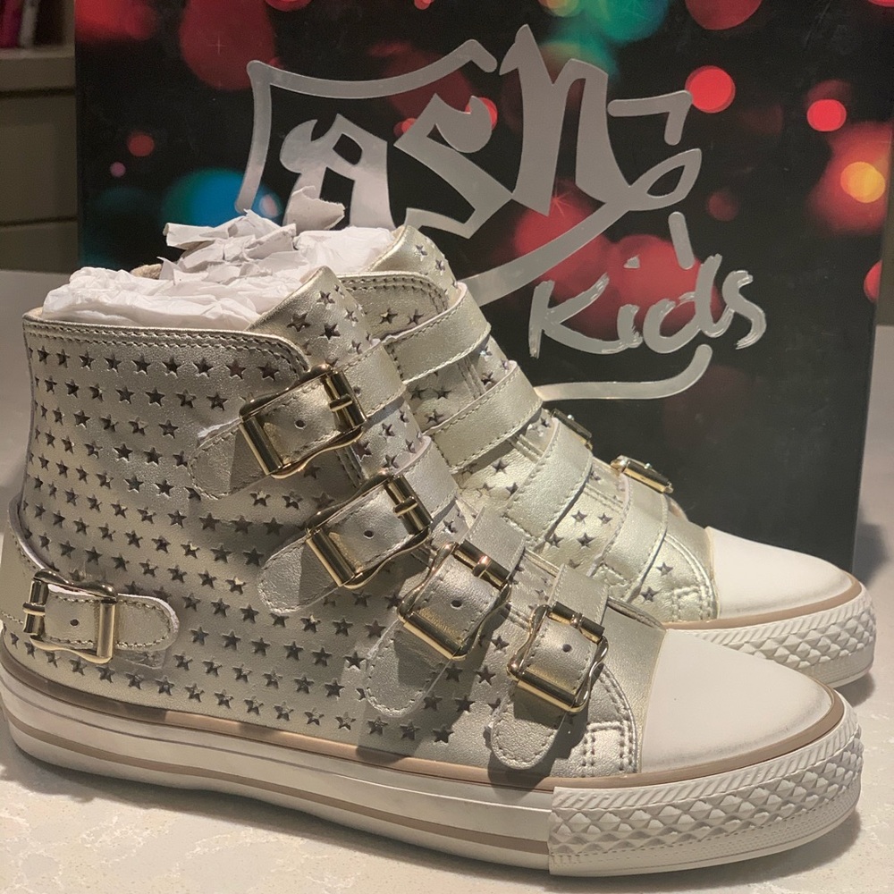 Ash Gold Vava Starboss High Top Sneaker